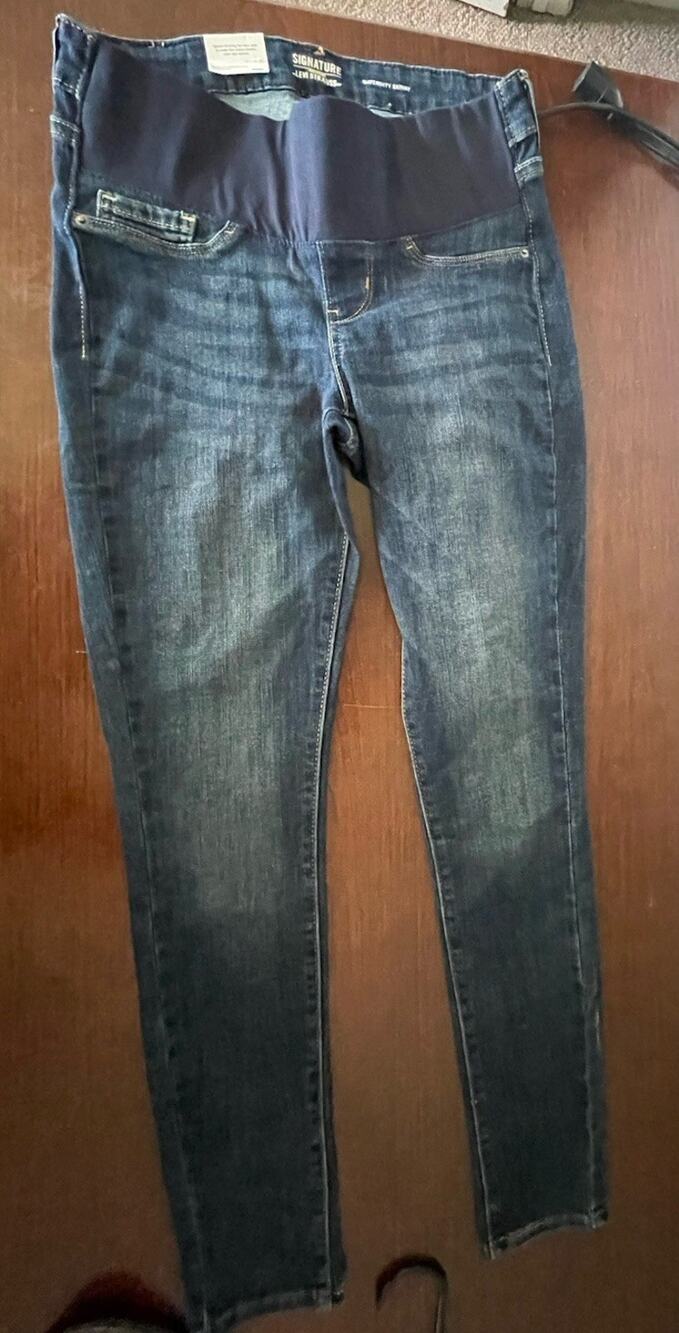 Levi Signature XS Maternity Jeans Skinny New Jeans Denim NWT Womens